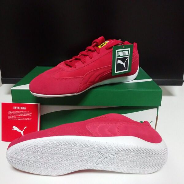 28cm 307822 プーマ スピードキャット フェラーリ PUMA Speedcat FERRARI 赤白 レッド