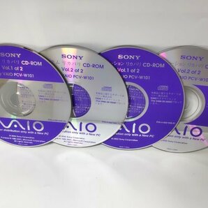 【同梱OK】 SONY VAIO PCV-W101 ■ システムリカバリ CD-ROM ■ アプリケーションリカバリ ■ システム復元の画像1