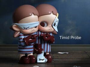 POP MART ZSIGA Twins シリーズ Timid Probe POPMART ポップマート ジィシーガ フィギュア 内袋未開封