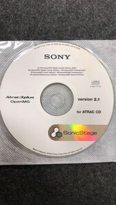 D005d#SONY ソニー ウォークマン 用 SonicStage ソフトウェア ディスク 音楽再生 管理 ソフトウェア