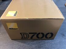 【中古美品　元箱のみ】Nikon Nikon D700用元箱_画像2