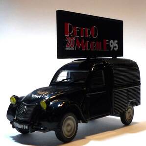 40729 NOREV/ノレブ CITROEN 2CV CAMIONNETTE シトロエン ドゥ シュヴォ カミオネット 1951 RETRO MOBILE 95 フランス製 ビンテージの画像8