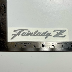 フェアレディZ FairladyZ ドアバイザー用ステッカー ２枚セット シルバー 銀色ステッカー インテリア 携帯 他 色々 カッティングステッカーの画像3