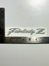 フェアレディZ FairladyZ ドアバイザー用ステッカー ２枚セット シルバー 銀色ステッカー インテリア 携帯 他 色々 カッティングステッカー_画像3