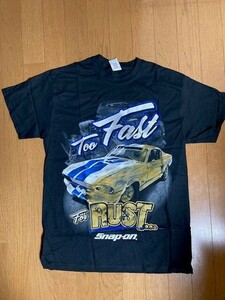 snap‐on　スナップオン Tシャツ ブラック Ｍサイズ 青