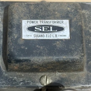 真空管アンプ アンプ LEAD POWER TRANSFORMER S.E.L SUGANO ELC L.B ジャンク品の画像6