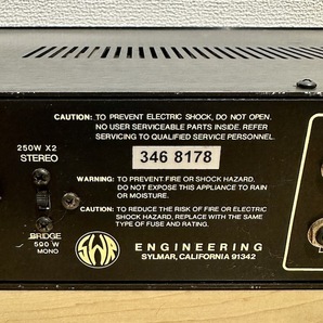 SWR ENGINEERING SM-400S ベースアンプ ヘッドアンプ 音楽 楽器 器材 動作未確認の画像8