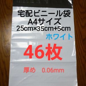 大感謝　宅配ビニール袋A4サイズ厚め　46枚