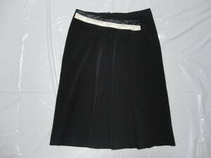  beautiful goods * Morgan MORGAN to coil skirt manner black pattern F* * free shipping & prompt decision price.!!