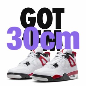 Nike AJ4 Red Cemnt ナイキ　エアジョーダン4 レトロ　30