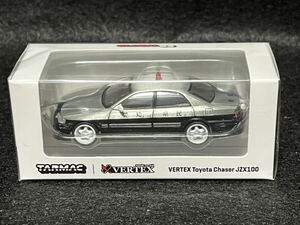 TARMACWORKS 1/64 VERTEX トヨタ チェイサー JZX100 愛知県民 ブラック/未塗装 (T64G-007-BW)