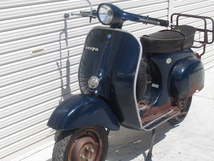 茨城 不動 現状 希少 ヤマハ ベスパ 100 Vespa 100S 距離少ない 古い 当時物 旧車 50S ピアジオ _画像6