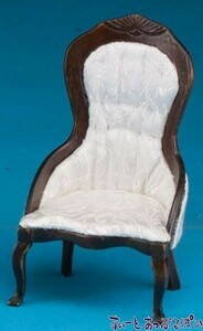  miniature creel to Lien reti- chair white broke-doCLA10972 doll house for 