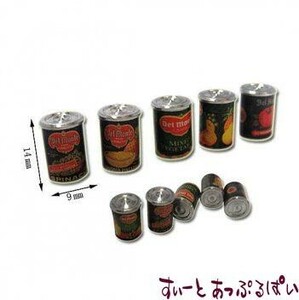  click post possible miniature fruit & vegetable. canned goods 5 piece set MWDC71 doll house for 