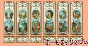  miniature Spain made doll house for gorgeous . paint manner wallpaper series that 3 380 x 200 mm WM34790 doll house for 