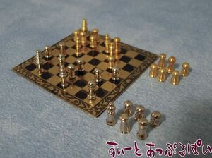  click post possible miniature chess set SAD2047 doll house for 
