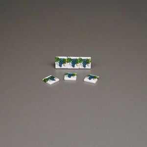  click post possible miniature roita- porcelain tile 6 pieces set gray pRP1791-5 doll house for 