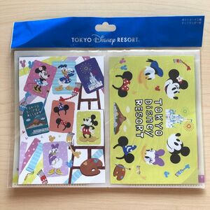 ポストカード2枚クリアホルダー付 ディズニーTDR