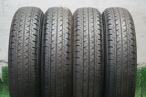 ★送料無料★　ヨコハマ　ブルーアースVAN　RY55　155/80R14　88/86N　2021年製　バリ山　4本セット　プロボックス　サクシード