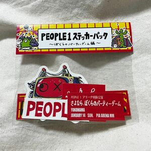 新品未開封 PEOPLE1 ステッカー