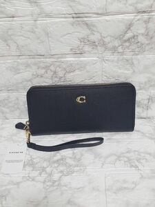 新品未使用COACH　長財布　アラウンドジップ　ブラック