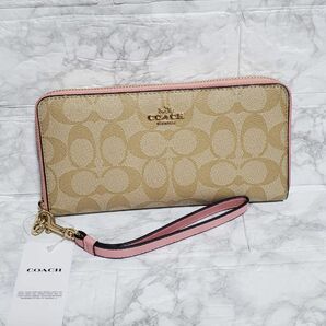 新品未使用COACH　アラウンドジップ　長財布