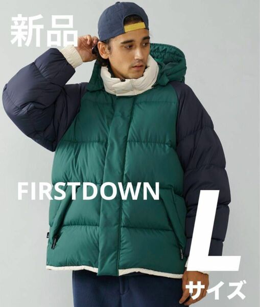 【FIRSTDOWN USA】 フード脱着仕様 ダウンジャケット マイクロフト　Ｌサイズ