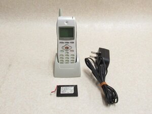 Ω ZZK2 1603 保証有 沖 OKI 事業所コードレス電話機 UM7588 グレー 電池付・祝10000！取引突破！