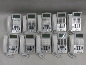 Ω ZU1 3895# 保証有 キレイめ NX-(36)BTEL-(1)(W) NTT NX 36ボタンバス標準電話機 東10年製 動作品 10台セット