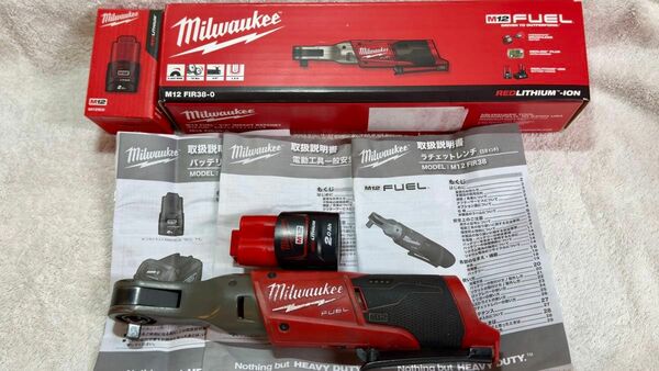 Milwaukee ミルウォーキー 3/8 ラチェットレンチ M12FIR 電動ラチェット 電動工具 ハイスピードではない方