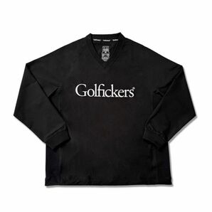 Golfickers ゴルフィッカーズ Vネック プルオーバー V-neck Pullover サイズL