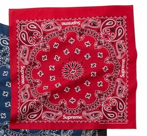 Supreme 24ss Hav-A-Hank Bandanas バンダナ レッド1枚のみ パッケージ&ショップバッグ付