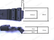 Gショック G-Shock 交換 ベルト バンド DW-5600 5700 6900 バネ棒 G-5600 5700 腕 時計 16mm ばね棒 GW-6900_画像4