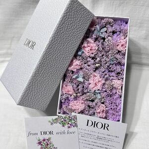 Christian Dior ディオール ノベルティ ミスディオール フラワーボックス プリザーブドフラワー 新品未使用♪