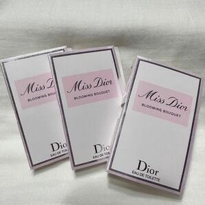 Christian Dior ディオール 香水 ミスディオール ブルーミングブーケ オードゥトワレ 1ml ×3 新品未使用♪