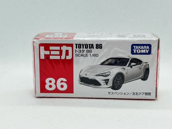 トミカ86 トヨタ86 箱難あり　【新品未開封品】