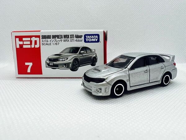 トミカ7 スバルインプレッサ　WRX STi 4door