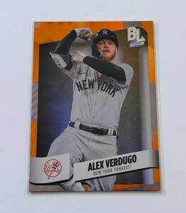 【 MLB 2024 Topps Big League Baseball 】 Alex Verdugo #244 Base Uncommon Electric Orange Foil ※商品説明必読願います