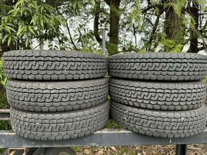 ブリヂストン 23年製　ECOPIA M812 195/85R16 6本セット　ミックス　MIX バリ溝　BRIDGESTONE 