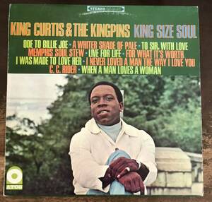 ■KING CURTIS & THE KINGPINS ■キンゲ・カーティス■King Size Soul / 1LP / 1967 Atlantic / Atco / Jamaican Press / ジャマイカ盤 /