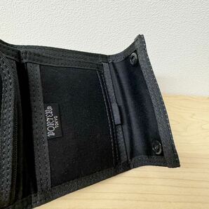 1円★未使用 PORTER DRAWING WALLET 650-08616 ポーター 吉田カバン 財布 二つ折 ウォレット BLACK ブラック 黒 ドローイング キャンバスの画像4