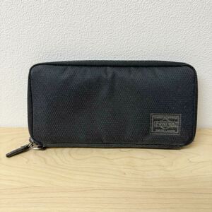 1 jpy * superior article PORTER DILL LONG WALLET 653-09111 Porter Yoshida bag long wallet long wallet BLACK black black round Zip 