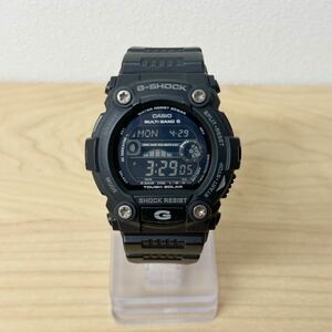 1円★美品 G-SHOCK GW-7900B 3200 電波タフソーラー CASIO 稼働品 カシオ Gショック 黒 ブラック Black 反転液晶 マルチバンド6 海外モデル