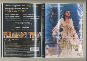 PAL DVD★モーツァルト コジ・ファン・トゥッテ 2001 アルジェンティーナ劇場 Mozart Cosi fan tutte Teatro Argentina Gloria Scalchi