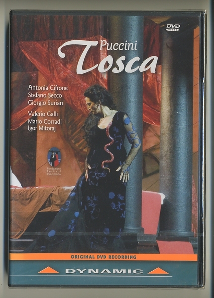 DVD★プッチーニ トスカ 2007 プッチーニ音楽祭 Puccini Tosca アントーニア・チフローネ ステーファノ・セッコ ジョルジョ・スルヤン