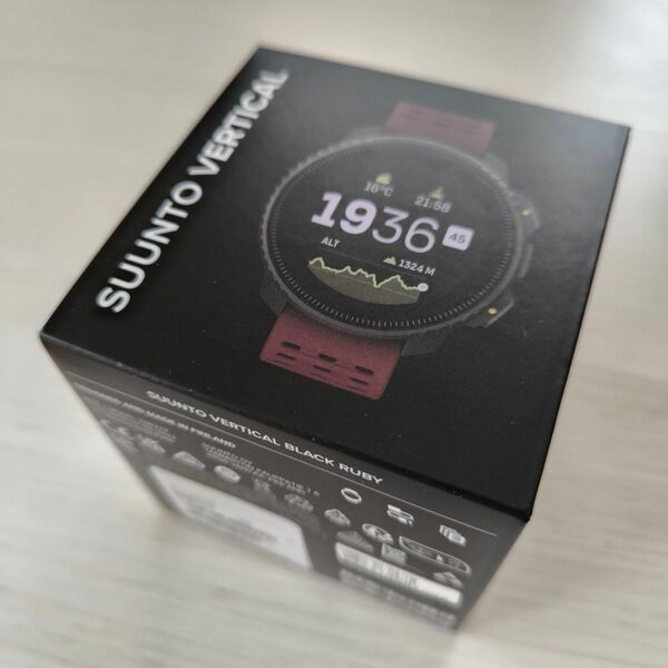 新品未開封 スント(SUUNTO) スント バーティカル(SUUNTO VERTICAL) スマートウォッチ ブラックルビー