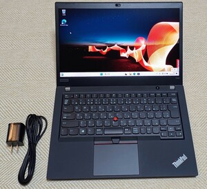 美品 Lenovo ThinkPad T490　第8世代Core/i5/8365U/vPro/メモリ/12GB/512GB/SSD/NVMe/タッチパネル/IPS/FHD/14インチ/Win11 Pro