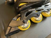 新品！未使用品！NEWモデルジュニアインラインスケート「ROLLERBLADE FURY Black/Yellow 21.0㎝-24.0㎝」サイズ調整OK！_画像7