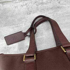 【現行ロゴ/極美品】dunhill ダンヒル トートバッグ ビジネスバッグ ハンド A4収納 メンズ 肩掛け レザー 本革 大容量 ブラウン ADロゴの画像7