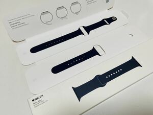 Apple Watch 38mm 40mm 41mm 純正品 ミッドナイトブルー スポーツバンド ベルト アップルウォッチ 紺